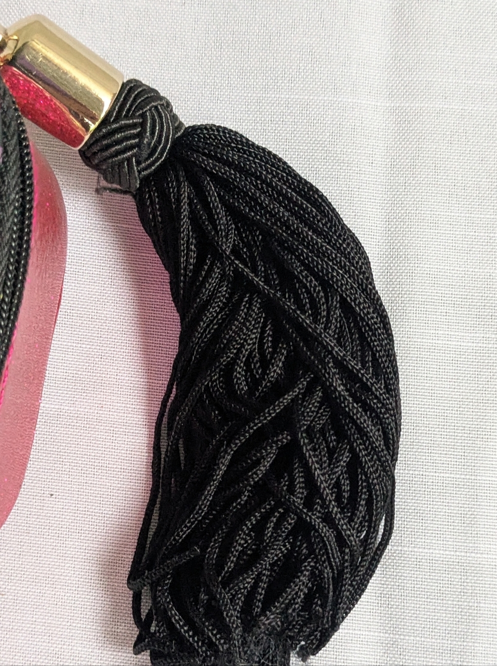 Marc Jacobs Pink and Black Leopard Print Wristlet with Tassel - Picture 6 of 9